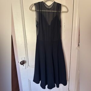 Ralph Lauren Collection Purple Label elegant silk flare dress